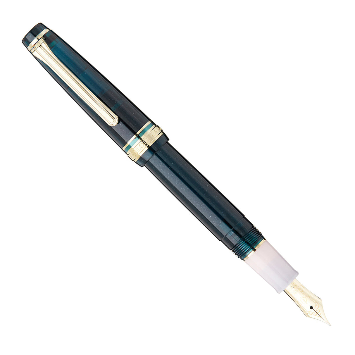 Sailor Pro Gear Slim Shikiori Sansui Yutsubame with Gold Trim (14k Gold Nib) - Fountain Pen