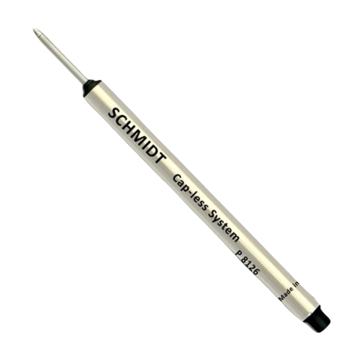 Schmidt Short P8126 Capless Rollerball Refill in Black - Fine Point (by Monteverde)