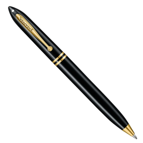 Sheaffer Balance III E893 Glossy Black and Gold Trims Ballpoint Collection