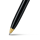 Sheaffer Balance III E893 Glossy Black and Gold Trims Ballpoint Collection