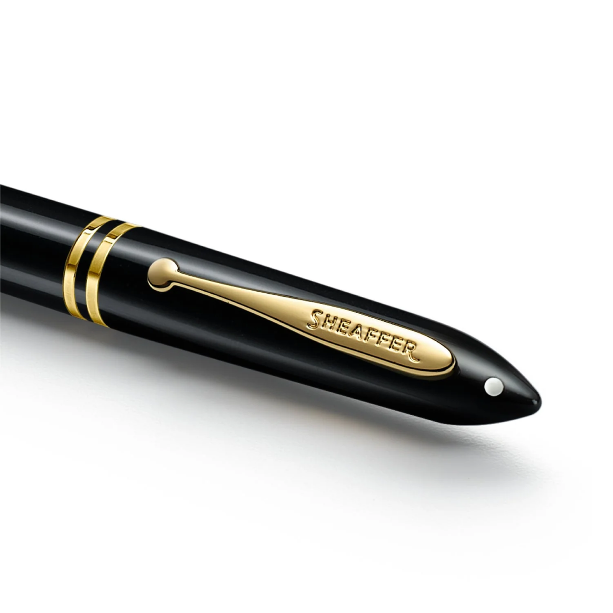 Sheaffer Balance III E893 Glossy Black and Gold Trims Ballpoint Collection