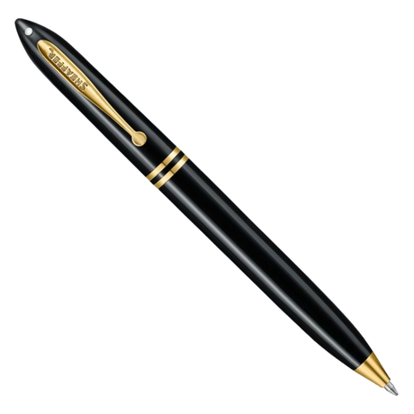 Sheaffer Balance III E893 Glossy Black and Gold Trims Ballpoint Collection