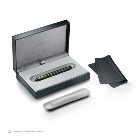 Sheaffer Balance III E893 Glossy Black and Gold Trims Ballpoint Collection