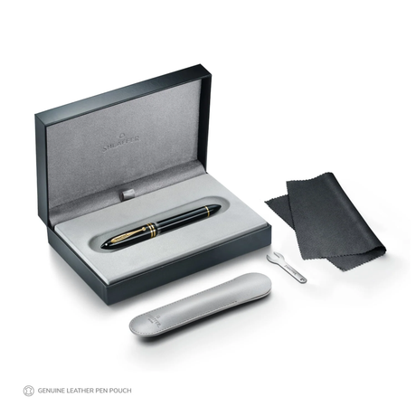Sheaffer Balance III E893 Glossy Black and Gold Trims Fountain Pen Collection
