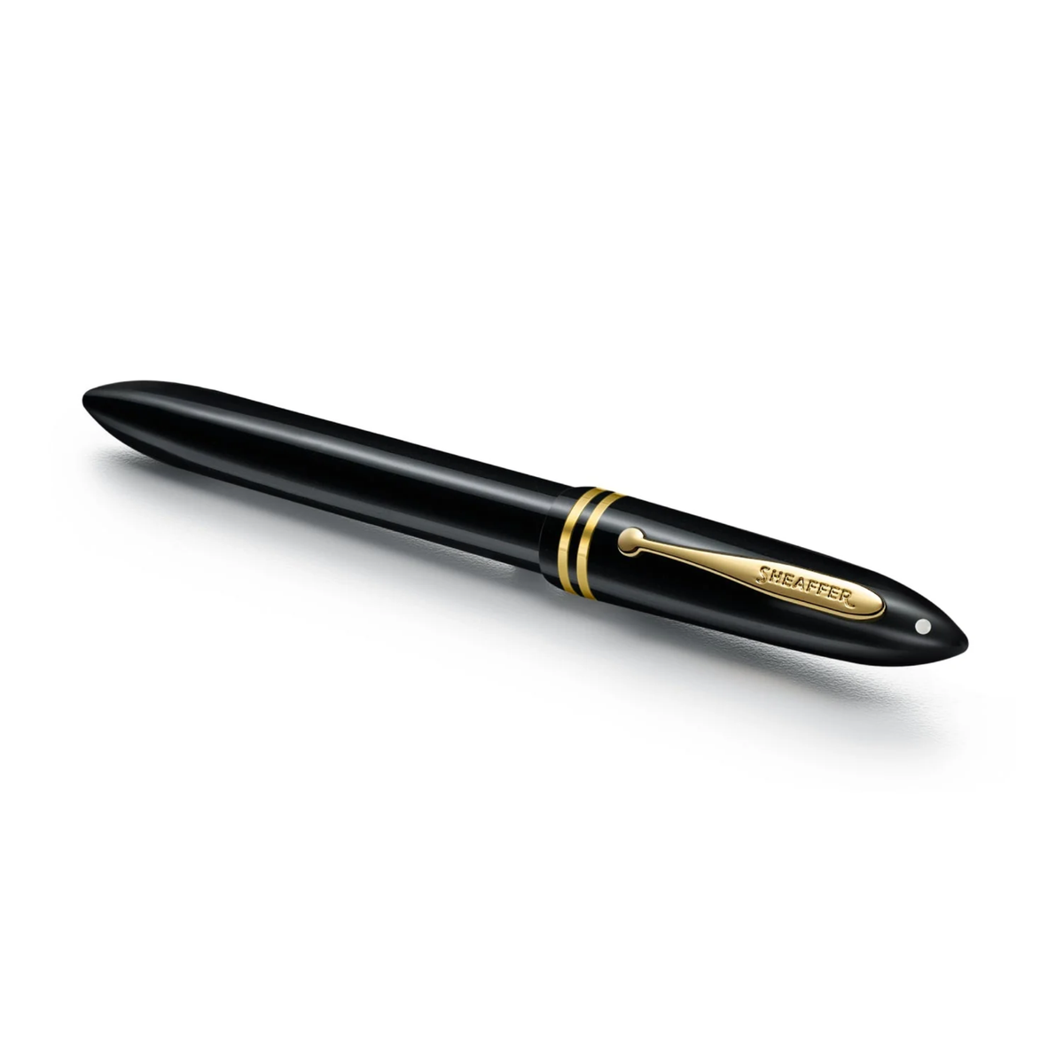 Sheaffer Balance III E893 Glossy Black and Gold Trims Rollerball Collection
