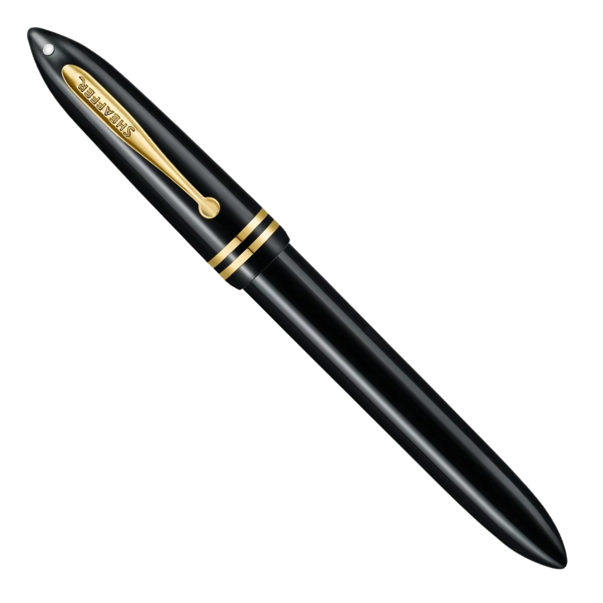 Sheaffer Balance III E893 Glossy Black and Gold Trims Rollerball Collection