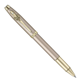 Sheaffer 100 Emily in Paris 9377 Champagne Gold with Champagne Gold Trims and Bow-Shaped Clip Emblem Rollerball