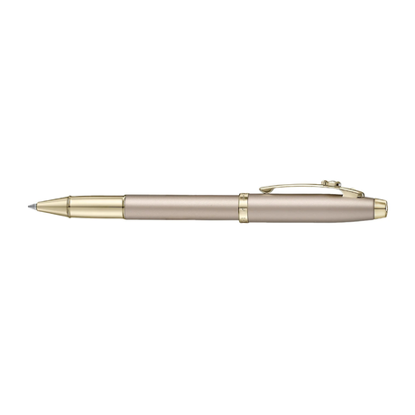 Sheaffer 100 Emily in Paris 9377 Champagne Gold with Champagne Gold Trims and Bow-Shaped Clip Emblem Rollerball