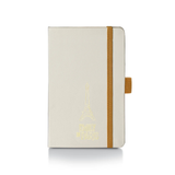 Sheaffer 100 Emily in Paris 9377 Champagne Gold Ballpoint Pen with Champagne Gold Trim and Hardbound Small Notebook - Gift Set