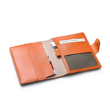 Sheaffer Emily in Paris Full-Grain Leather Passport Case with Pen Loop - Orange
