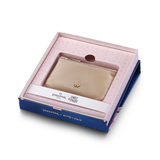 Sheaffer Emily in Paris Full-Grain Leather Zipped Key Fob Pouch - Taupe