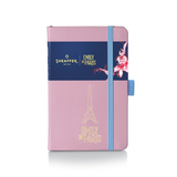 Sheaffer Prelude Mini 9810 Pastel Pink Ballpoint Pen with Swarovski Crystal and Small Hardbound Notebook Gift Set