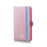 Sheaffer Prelude Mini 9810 Pastel Pink Ballpoint Pen with Swarovski Crystal and Small Hardbound Notebook Gift Set