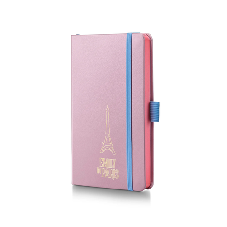 Sheaffer Emily in Paris Sentinel 321 Pink Matte Finish Ballpoint Pen with Chrome Trims and Small Hardbound Notebook Gift Set