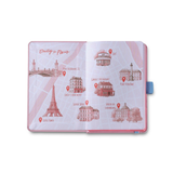 Sheaffer Emily in Paris Sentinel 321 Pink Matte Finish Ballpoint Pen with Chrome Trims and Small Hardbound Notebook Gift Set