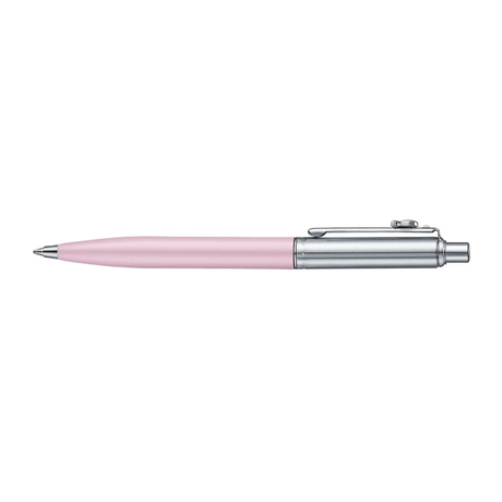 Sheaffer Emily in Paris Sentinel 321 Pink Matte Finish Ballpoint Pen with Chrome Trims and Small Hardbound Notebook Gift Set