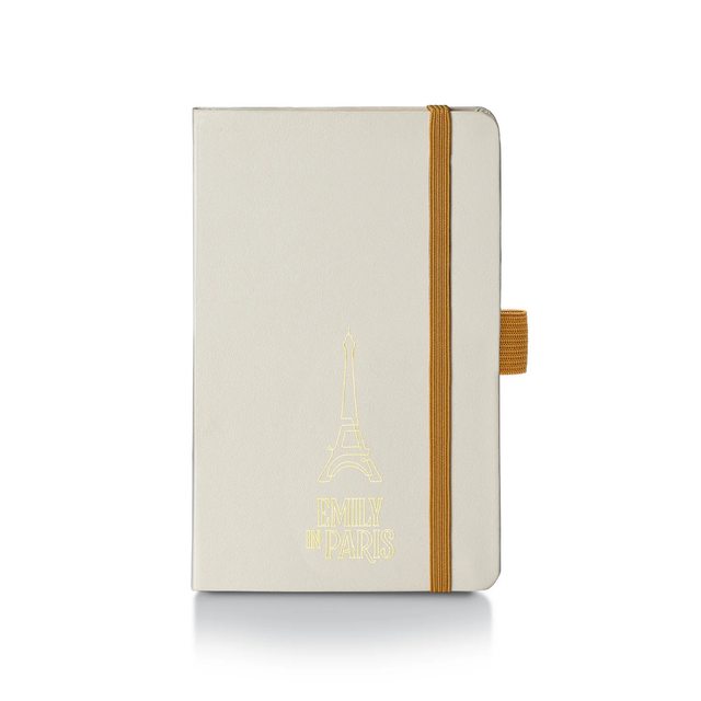 Sheaffer Emily in Paris Medium Notebook 90 GSM Ink Friendly with Embossed Eiffel Tower - Beige
