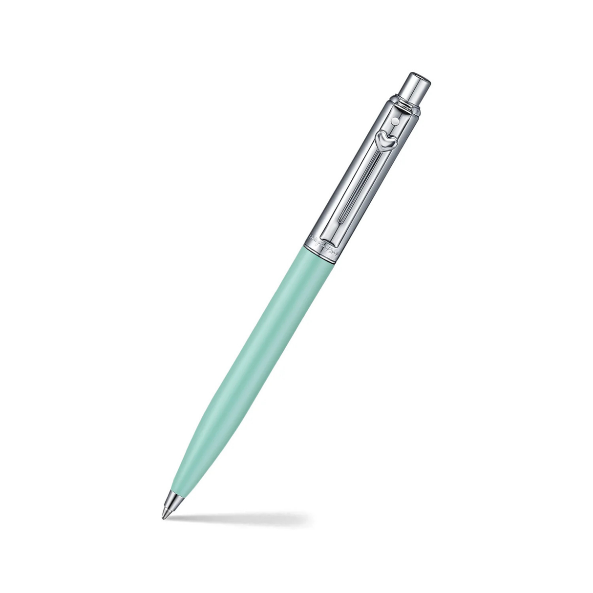 Sheaffer Emily in Paris Sentinel E321 Green Matte Finish with Chrome-Plated Trims and Bow-Shaped Clip Emblem Ballpoint Pen