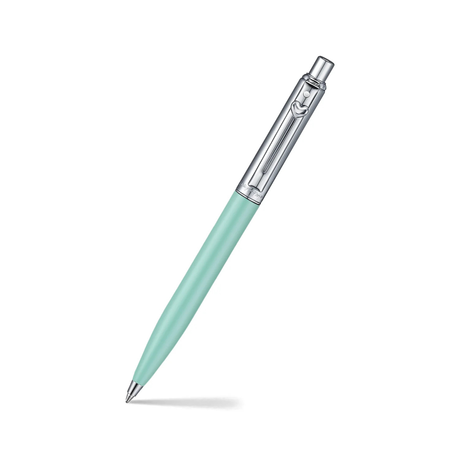 Sheaffer Emily in Paris Sentinel E321 Green Matte Finish with Chrome-Plated Trims and Bow-Shaped Clip Emblem Ballpoint Pen