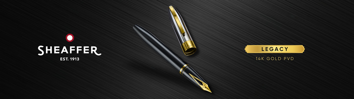Sheaffer Legacy 14k PVD Gold Fountain Pen Collection