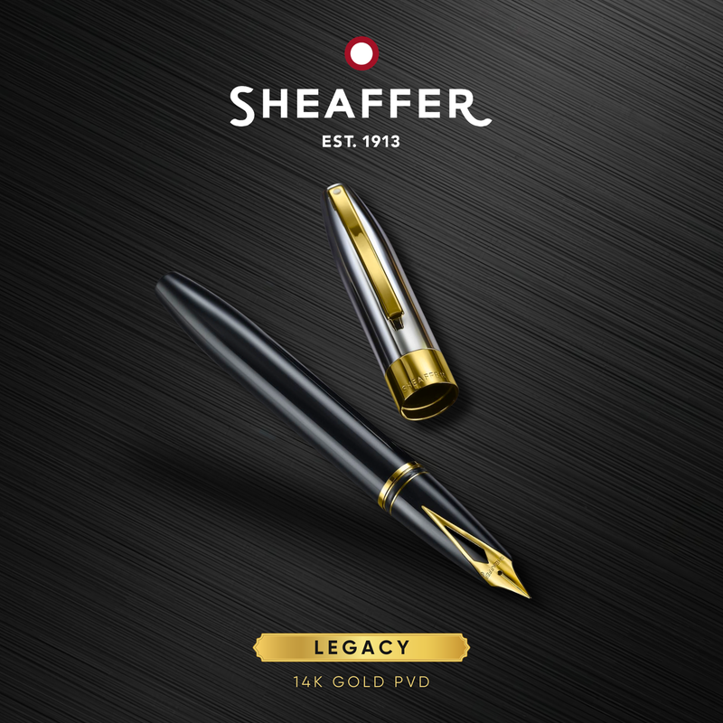 Sheaffer Legacy 14k PVD Gold Fountain Pen Collection