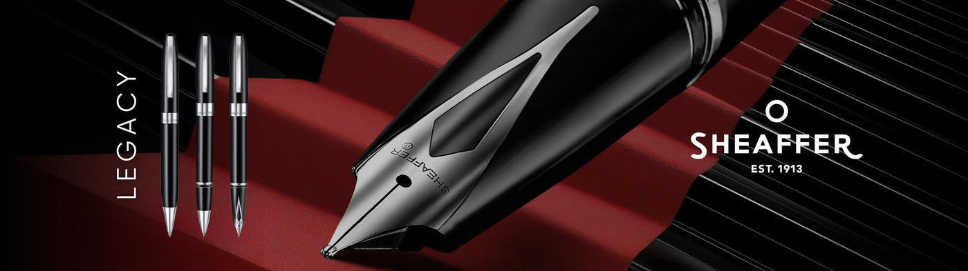 Sheaffer Legacy 9064 Black Fountain Pen Rollerball and Ballpoint pen Collection