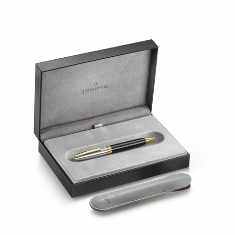 Sheaffer Legacy Chrome Cap and 14kt Gold PVD Ballpoint Pen Collection