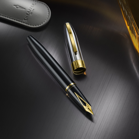 Sheaffer Legacy Chrome Cap and 14kt Gold PVD Fountain Pen Collection