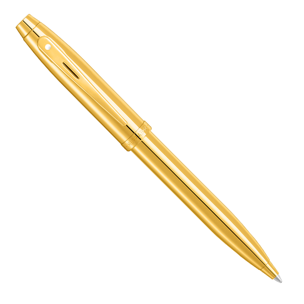 Sheaffer 100 PVD Gold w/PVD Gold Trim - Ballpoint