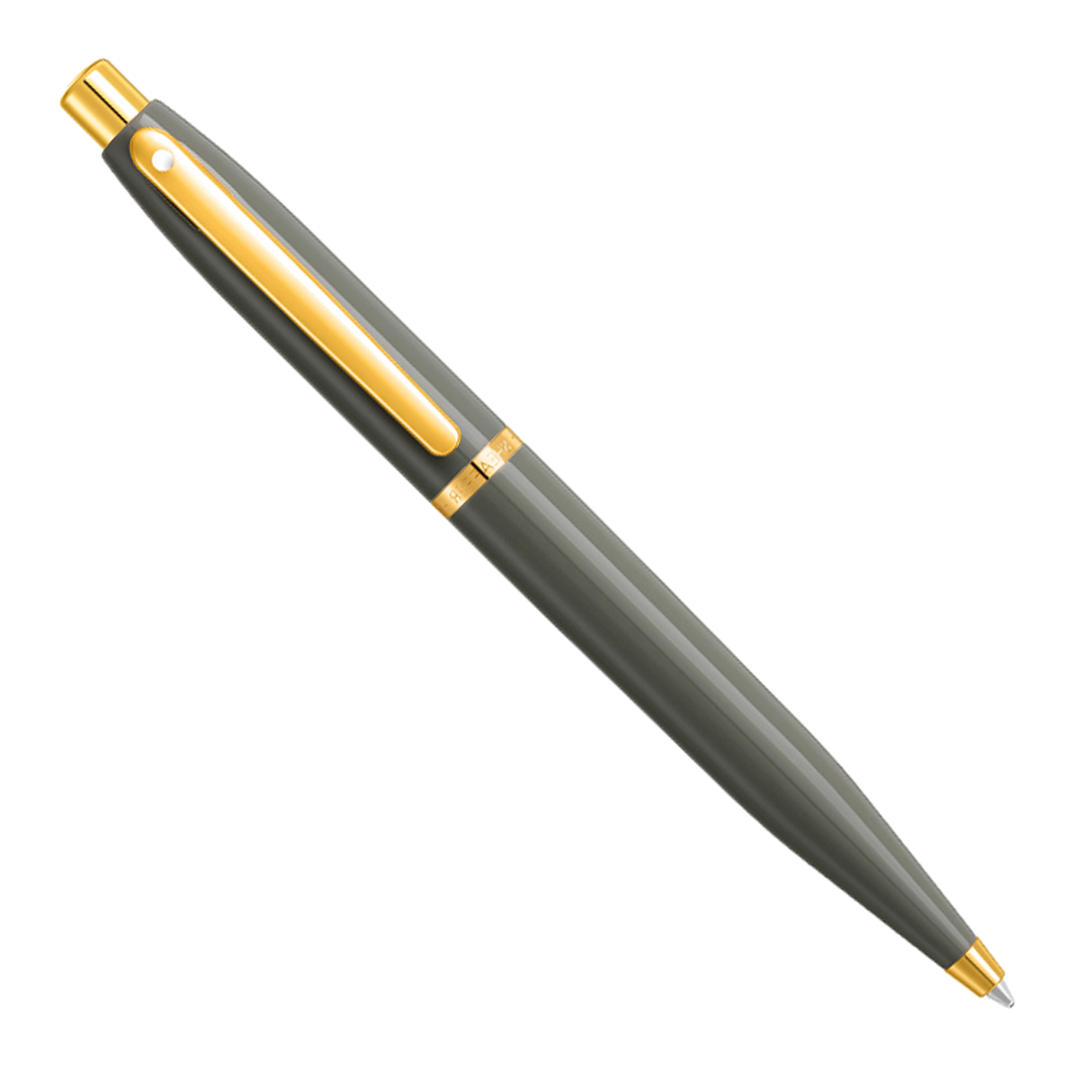 Sheaffer VFM Light Grey w/PVD Gold Trim - Ballpoint Pen