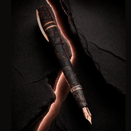 Visconti Homo Sapiens Carbon Rose Fountain Pen Collection