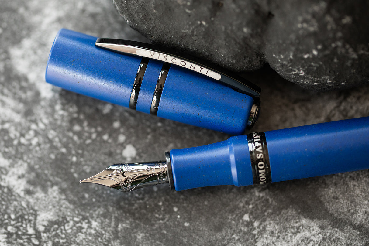 Visconti Homo Sapiens Lava Color Blue Ultramarine - Fountain Pen