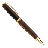 Visconti Medici Briarwood w/Gold Trim - Ballpoint