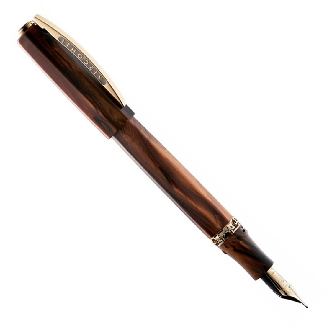 Visconti Medici Briarwood w/Gold Trim - Fountain Pen – Fountain Pen ...