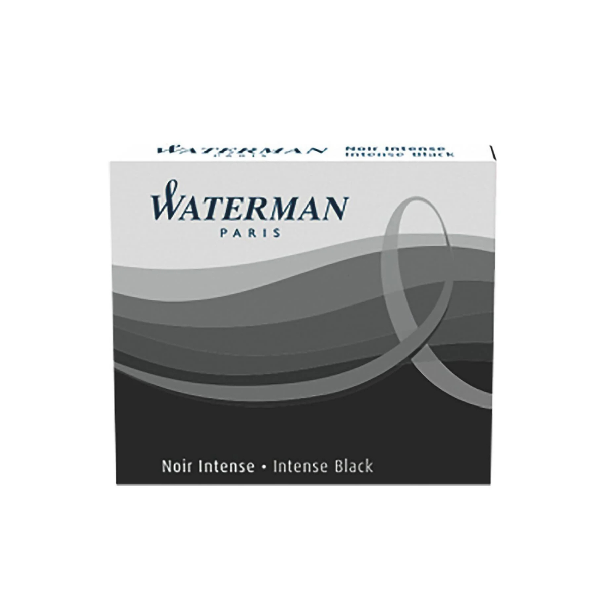 Waterman Mini Ink Cartridges in Intense Black (Pack of 6)