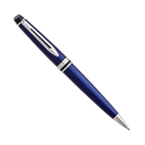 Waterman Expert Blue Chrome Trim Ballpoint Pen
