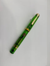 Pelikan M800 - The Original Transparent Green Demonstrator Limited Edition Fountain Pen (Circa 1995) - Fine 14C Gold Nib
