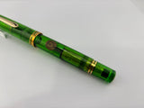 Pelikan M800 - The Original Transparent Green Demonstrator Limited Edition Fountain Pen (Circa 1995) - Fine 14C Gold Nib