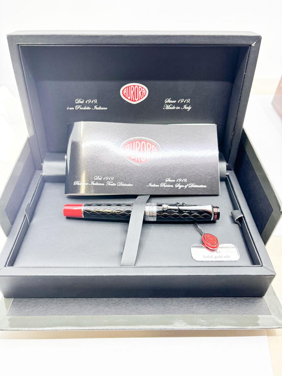 Aurora Cento Italia Reflessi Limited Edition Fountain Pen - Medium 18 Kt Gold Nib - #68 of 100 Pens
