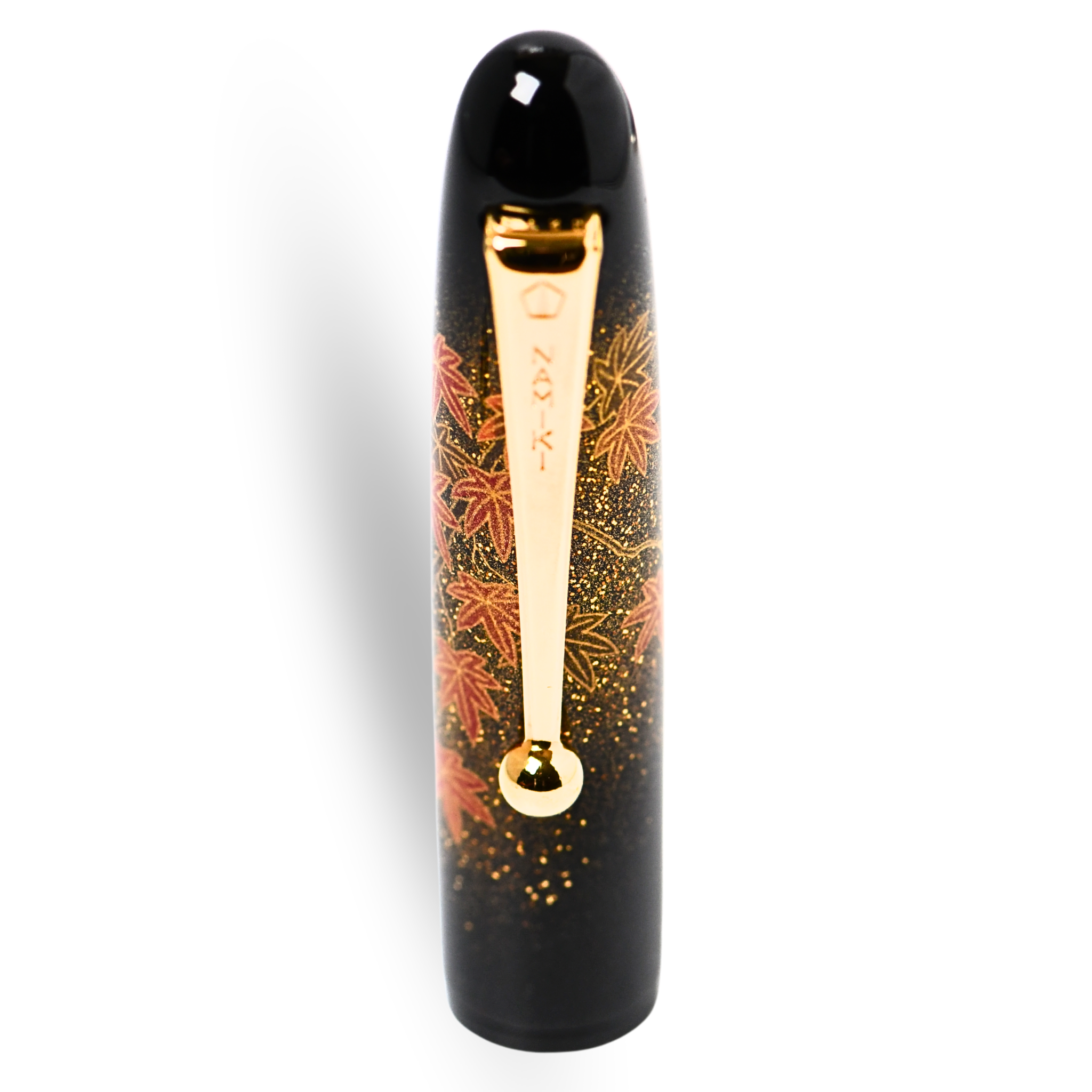 Namiki Yukari Autumn Leaves Maki-e Fountain Pen - Medium 18kt Gold Nib