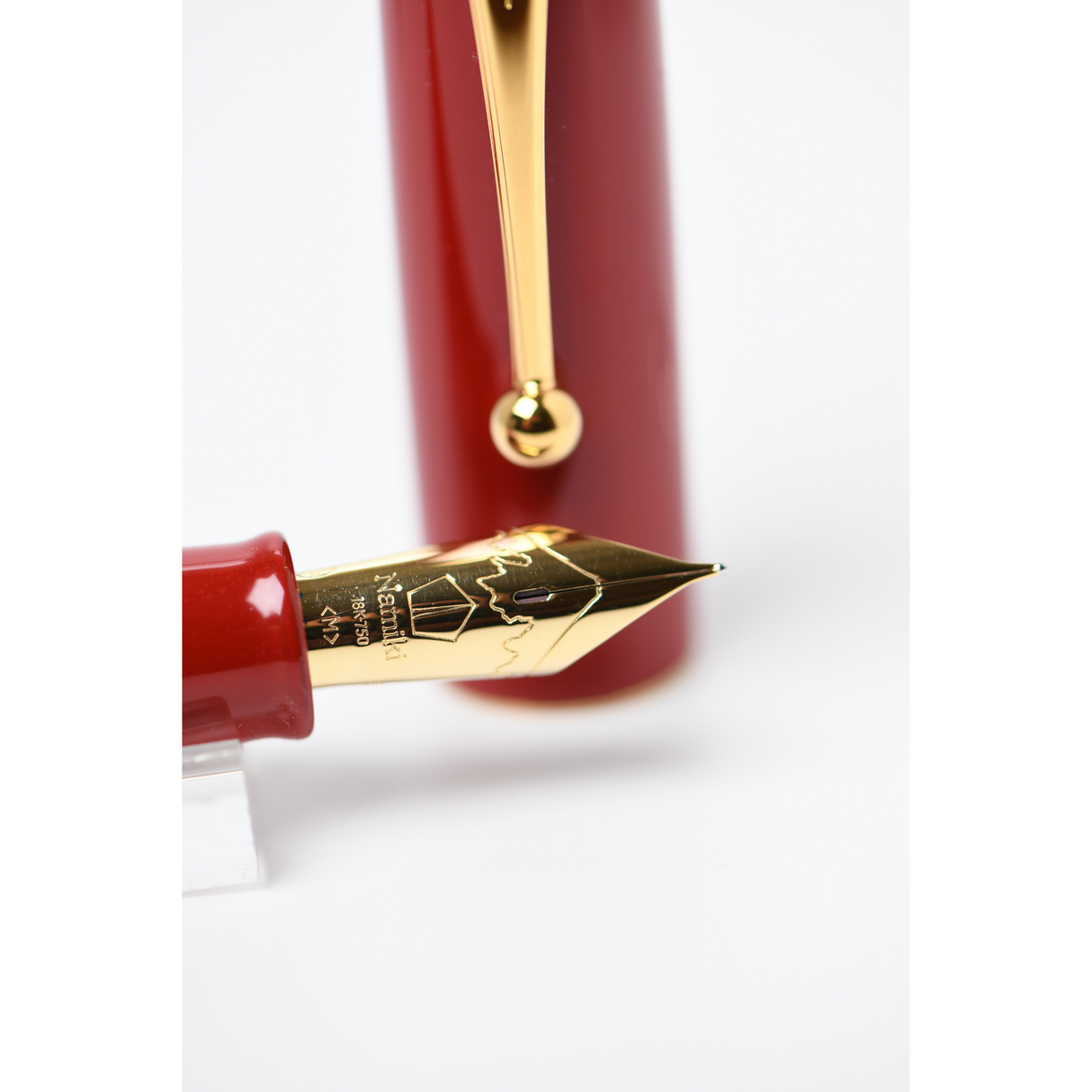 Namiki Yukari Royale Red Vermillion Urushi Fountain Pen - Medium 18kt Gold Nib