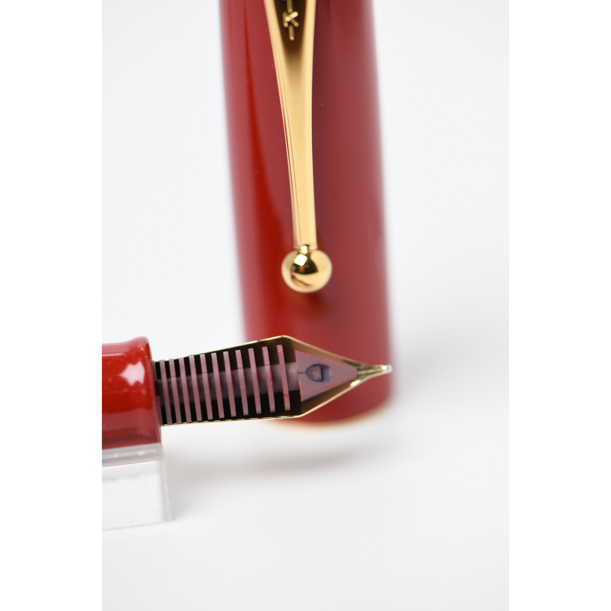Namiki Yukari Royale Red Vermillion Urushi Fountain Pen - Medium 18kt Gold Nib