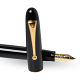 Namiki Yukari Royale Black Urushi Fountain Pen - Medium 18kt Gold Nib