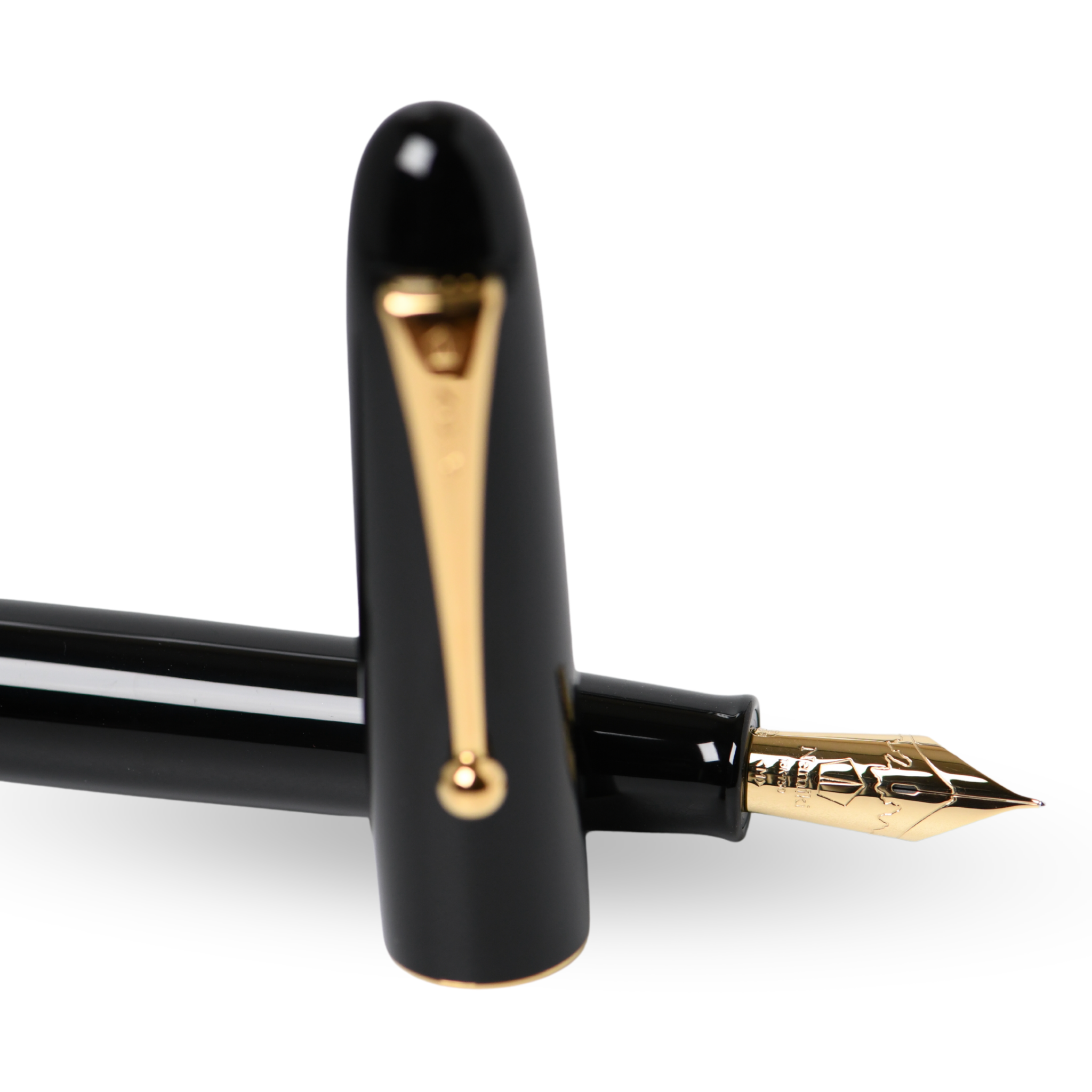Namiki Yukari Royale Black Urushi Fountain Pen - Medium 18kt Gold Nib