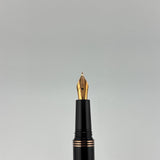 Lapis Bart England Black lacquer square ends   - Fountain Pen