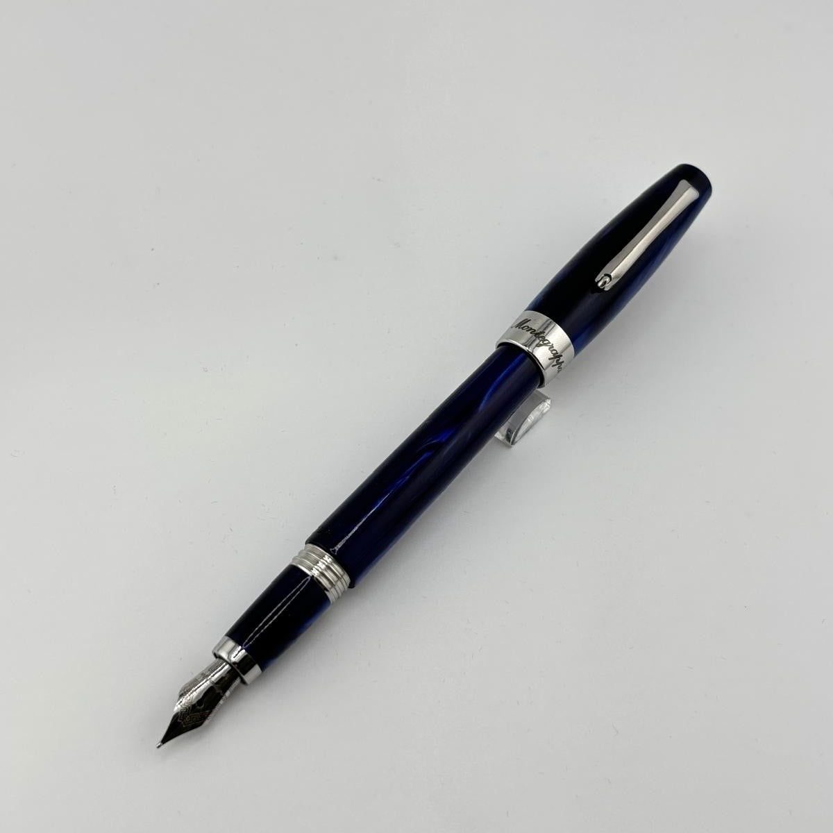Montegrappa Armonia Blue Marble - Fountain Pen