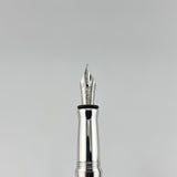 Edelfeder Germany sterling silver 925 cap black barrel   - Fountain Pen