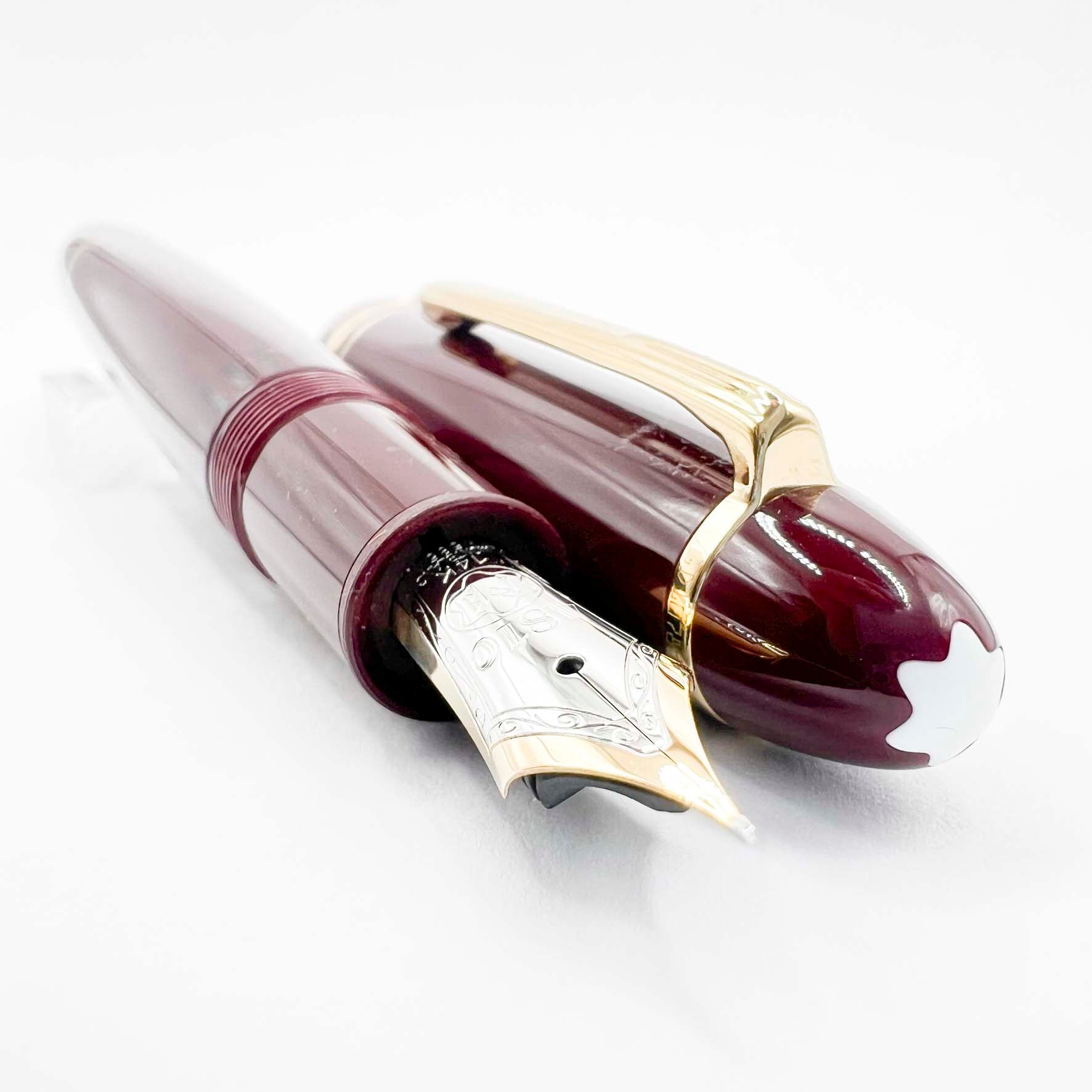 モンブラン 万年筆Meisterstück LeGrand 146 ボルドー Montblanc Meisterstuck Bordeaux Resin #146 LeGrand Fountain Pen