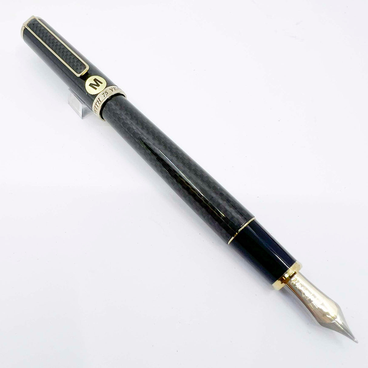 Sailor Profit 75th Anniversary Carbon Fiber Special Edition Fountain Pen (1986) -  Medium 14kt Gold Nib