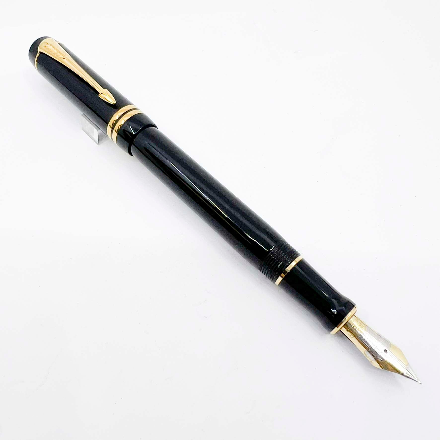 Parker Duofold Centennial (Largest) Black Fountain Pen - Extra
